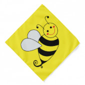 Cute Bumble Bee with Pattern Bandana (Front)
