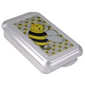 Cute Bumble Bee with Pattern Cake Pan (Side)