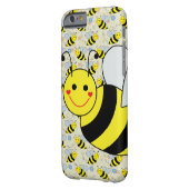 Cute Bumble Bee with Pattern Case-Mate iPhone Case (Back Left)
