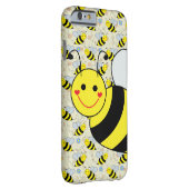 Cute Bumble Bee with Pattern Case-Mate iPhone Case (Back/Right)
