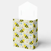 Cute Bumble Bee with Pattern Favor Boxes (Opened)