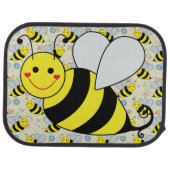 Cute Bumble Bees Car Floor Mat (Rear)
