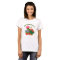  Cute Bumblebee  Botanical Crew Neck  T-Shirt