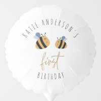 Cute Bumblebee First Birthday