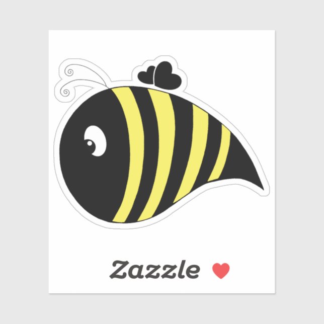 Cute Bumblebee Sticker (Sheet)