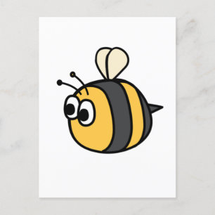 Cute Bumblebee Throw Pillow Postcard