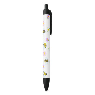 Cute Bumblebee Yellow Black Bumble Bee Colorful Pen