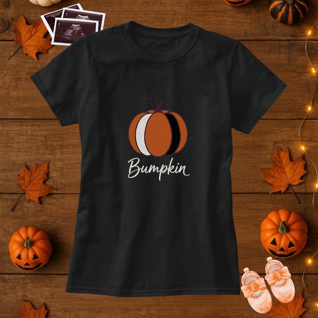 Cute Bumpkin Pumpkin On The Way Maternity T-Shirt (Creator Uploaded)
