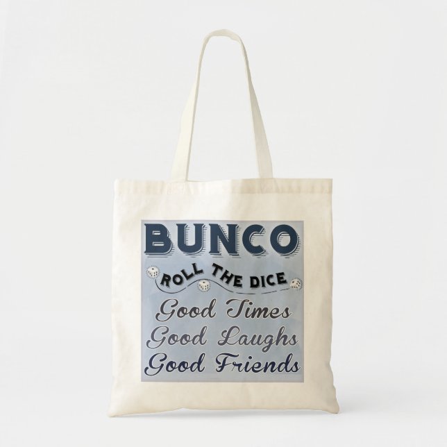 Cute Bunco Tote - Roll The Dice (Front)