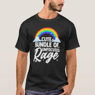 Cute Bundle Of Unfocused Rage Funny Pastel Goth Ra T-Shirt