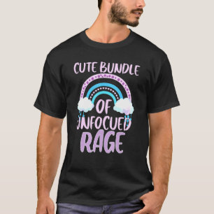 Cute Bundle Of Unfocused Rage Pastel Goth Rainbow T-Shirt