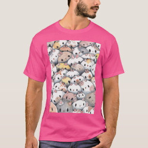 Cute Bunnies And Cats T-Shirt