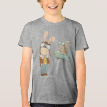 cute bunnies in a pilot's helmet