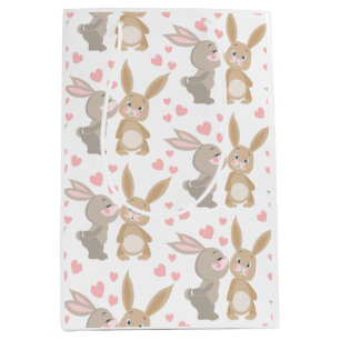 Cute Bunnies Medium Gift Bag