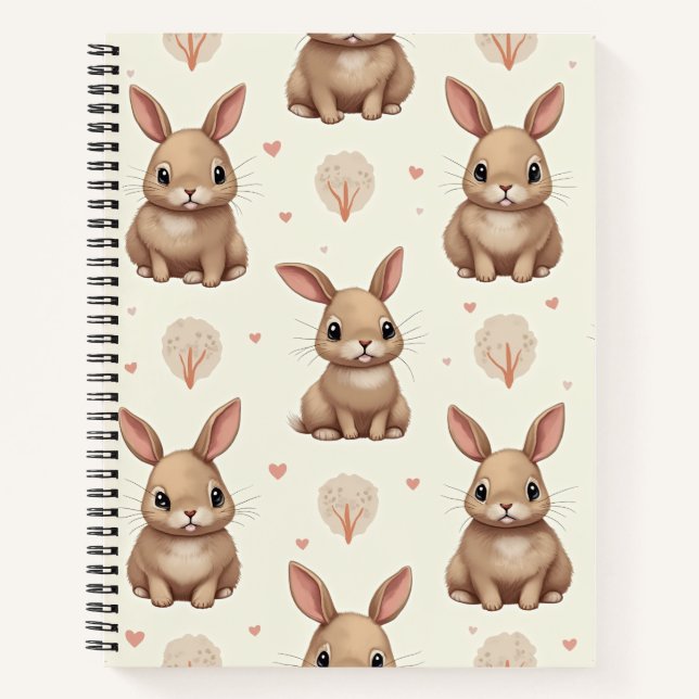 cute bunnies notebook (Front)