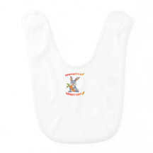 ​Cute Bunny Baby Bib - Personalized Name Baby Gift