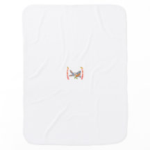 ​Cute Bunny Baby Blanket - Personalized Name Nurse