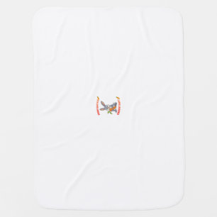 Cute Bunny Baby Blanket - Personalized Name Nurse