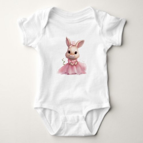 Cute Bunny Baby Bodysuit