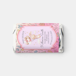 Cute bunny Baby Shower Chocolate Hershey's Miniatures