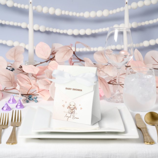 Cute bunny baby shower  favor boxes (Wedding)