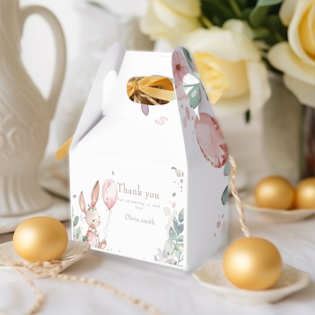  Cute bunny  baby shower  Favor Boxes (Creator Uploaded)