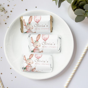 cute bunny baby shower hershey's miniatures