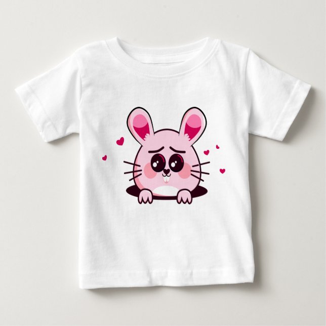Cute bunny baby T-Shirt (Front)