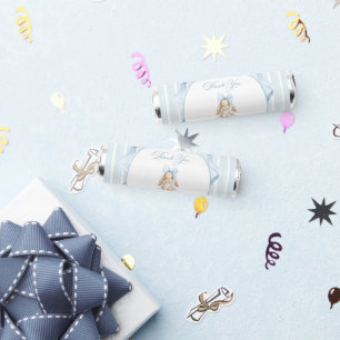 Cute Bunny, Blue Bow, Blue Stripes, First Birthday Breath Savers® Mints