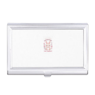  Cute Bunny Business Card Case- Kawaii Card Holder