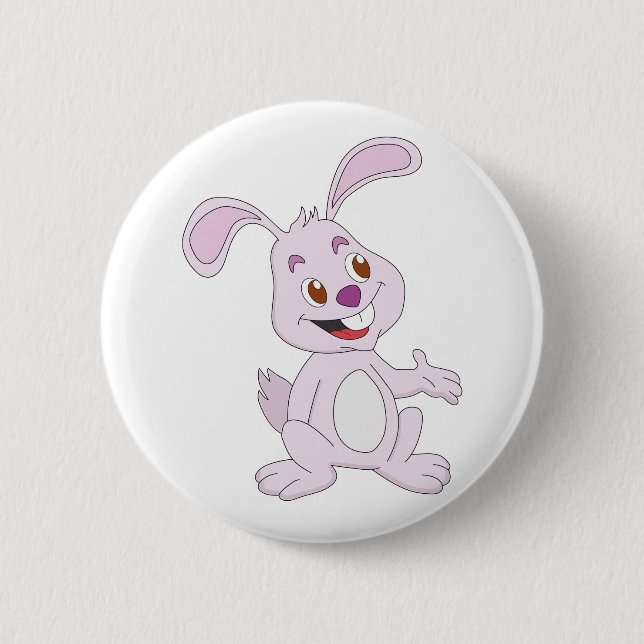 Cute Bunny Button (Front)