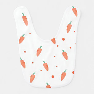 Cute Bunny & Carrot Baby Bib – Adorable Mealtime A