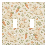 Cute Bunny & Carrot Cottage Pattern (3)