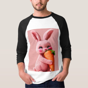 Cute Bunny Carrot Hug T-Shirt