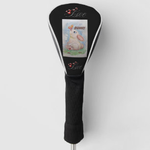 Cute Bunny Cartoon Driver Cover for Fun Golf Style