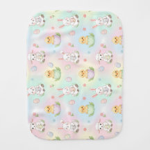 Cute Bunny Chick & Lamb Easter Pattern