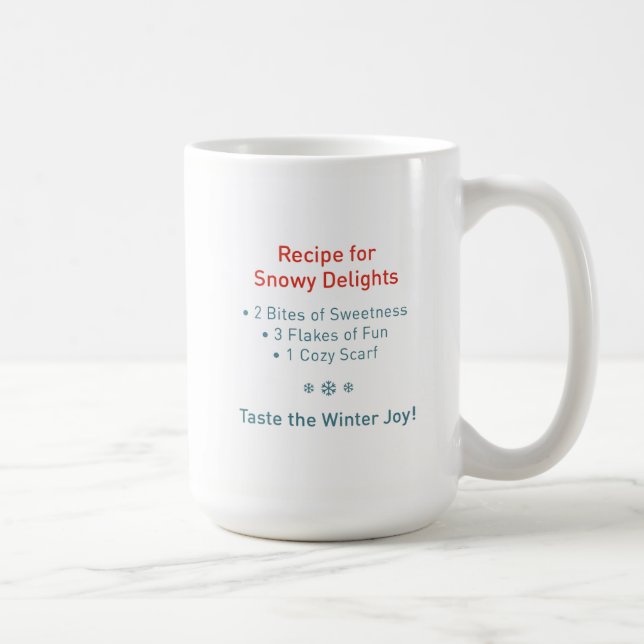 Cute Bunny Christmas Mug Wrap (Right)