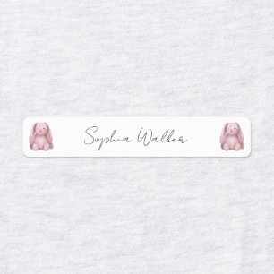 Cute Bunny clothing labels for baby toddler kids