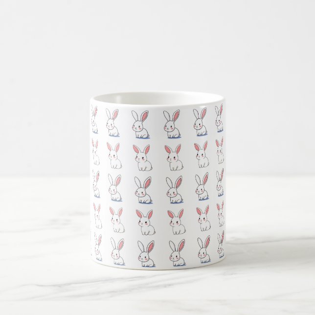 Cute Bunny Coffee Mug (Center)