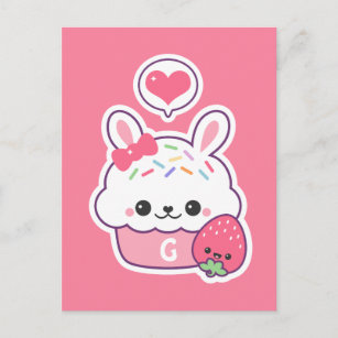 Kawaii Cupcake Postcards No Minimum Quantity Zazzle