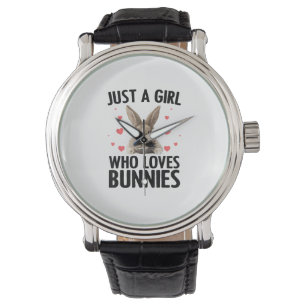 Cute Bunny Design For Girls Women Kids Rabbit Cone Watch