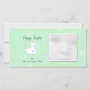 Cute Bunny Easter Photo Cards