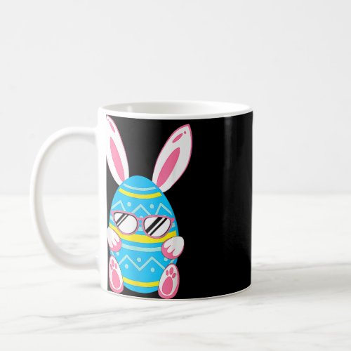 Cute Bunny Egg Ears Family Easter Day Sunglass  Coffee Mug