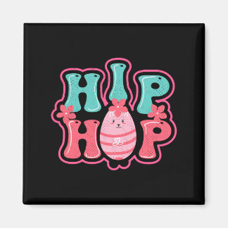 Cute bunny egg hunt hip hop happy easter t shirt_1 magnet