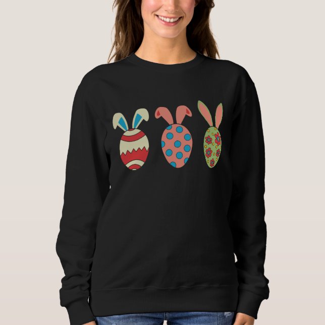 Cute Bunny Eggs Sweatshirt (Front)