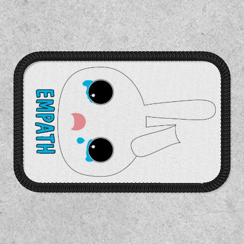 Cute Bunny Emote Emoji EMPATH Patch