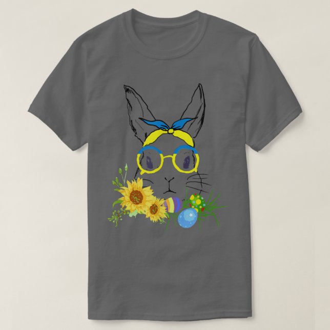 Cute Bunny Face  T-Shirt (Design Front)