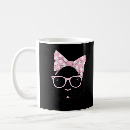Cute Bunny Face Tie Dye Glasses Easter Day    Coffee Mug