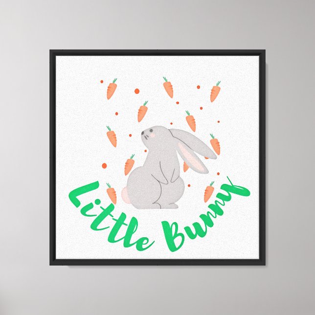 Cute Bunny Frame – Perfect for Kids’ Room Decor (Front)