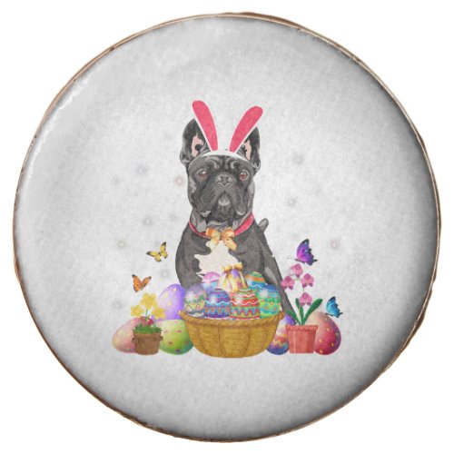 Cute Bunny French Bulldog Easter Day Eggs Basket Chocolate Covered Oreo